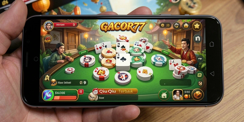 Screenshot gameplay QiuQiu GACOR77 yang seru dan menantang.