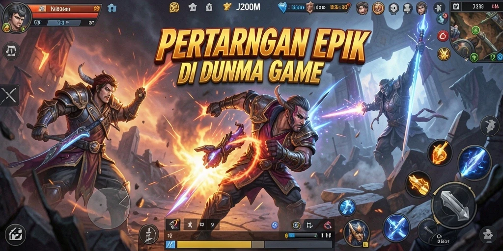 Tampilan menegangkan dari pertarungan di J200M