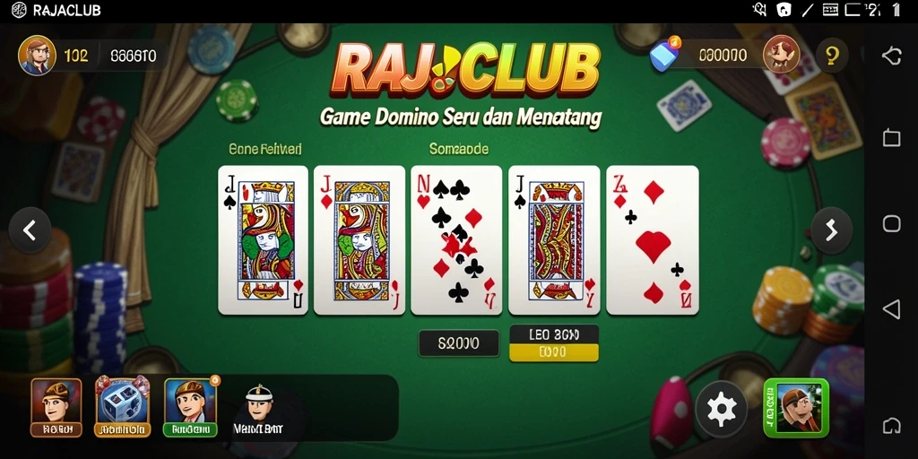 Tampilan gameplay RAJACLUB yang penuh warna dan menarik.
